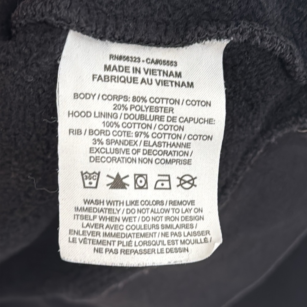 JORDAN Artist Series Black Hoodie Brooklyn Fleece Size 1X Womens - Picture 6 of 6